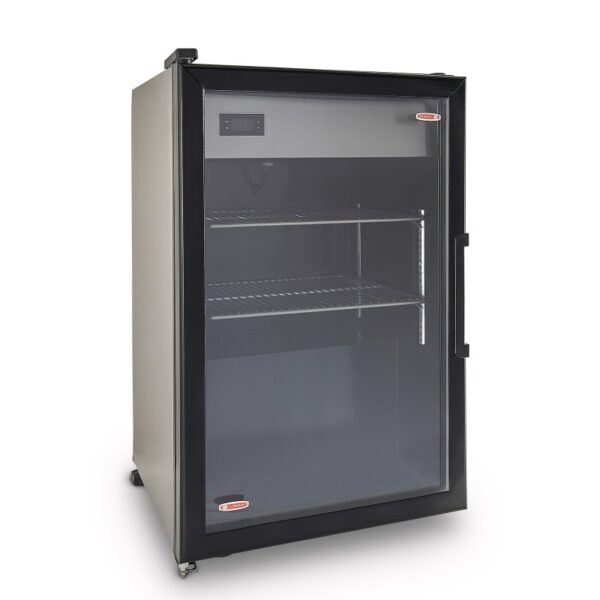 Refrigerador Vertical Exhibidor Acero Inoxidable de 4.6 Pies